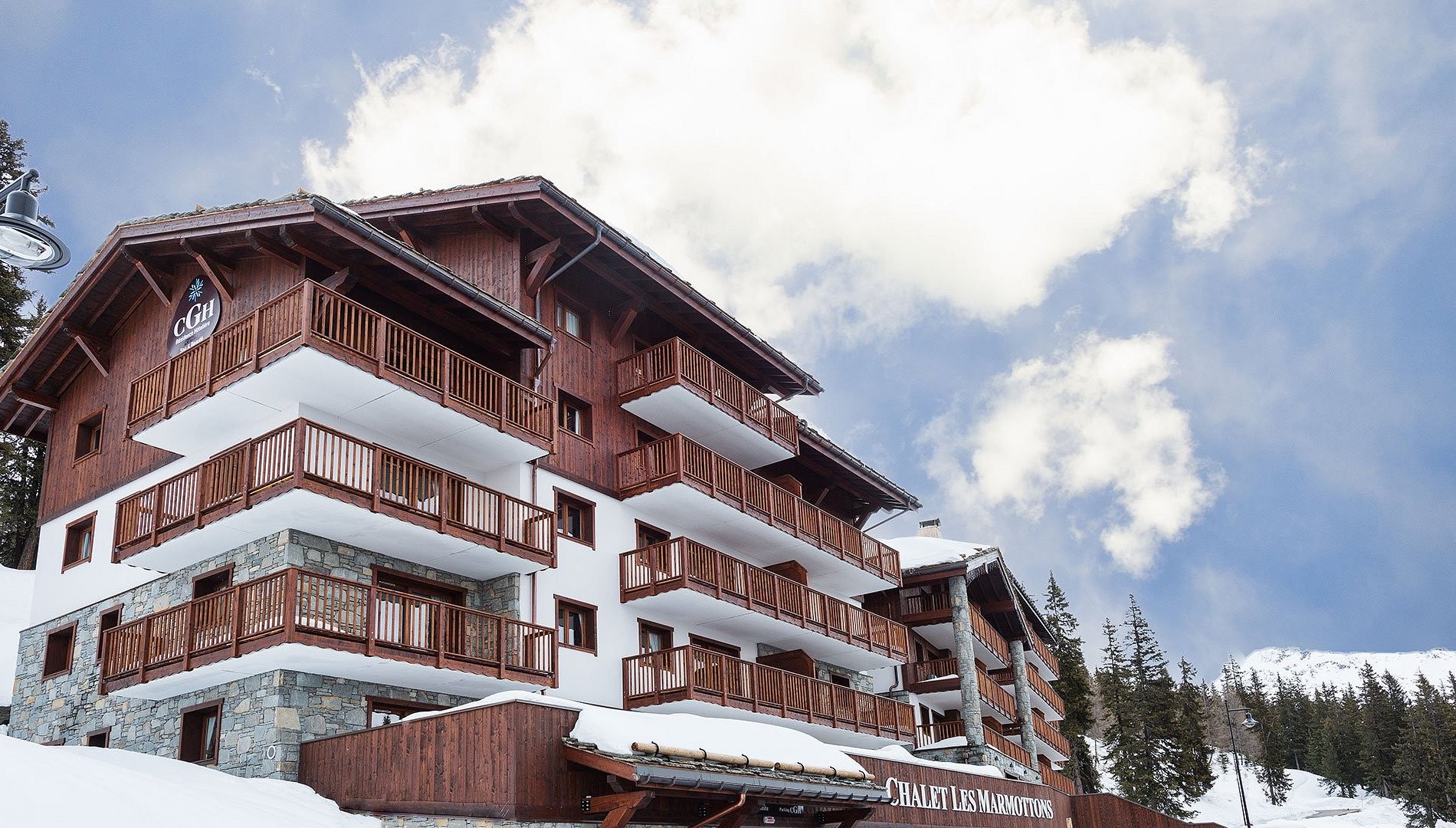 CGH Résidences & Spas - Le Chalet Les Marmottons, Résidence Hôtelière à Montvalezan